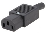 Conector Alimentare AC Mufă Mamă 10A 250V