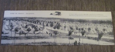 &amp;quot;Camp de Mailly&amp;quot; 1901-1902, Tabără Militară - Carte Poștală Panoramică Vintage Franța foto