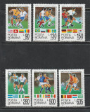 Romania 1994 - #1344 Turneul Final al C.M. de Fotbal S.U.A. 6v MNH, Nestampilat