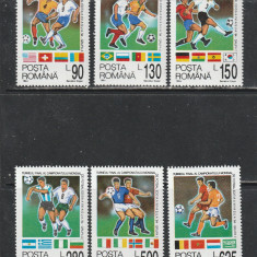 Romania 1994 - #1344 Turneul Final al C.M. de Fotbal S.U.A. 6v MNH