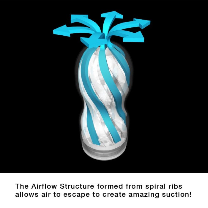 Air-Tech Gentle - Masturbator alb, 15.5 cm