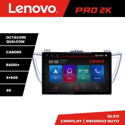 Navigatie Hyundai Tucson K-546 Lenovo PRO 4+64 13 inch 2K android 4G DSP gps internet 8Core CarStore Technology