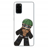 Husa compatibila cu Samsung Galaxy S20+ Plus Silicon Gel Tpu Model One Punch Man Mumen Rider