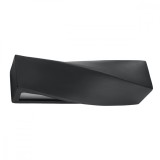 Lampă De Perete Sigma Negru Ceramică/Sticlă 1 Bec Dreptunghiular Modern De Interior