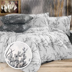 LENJERIE DE PAT CREPONATA 100% BUMBAC (CREP46) - doua persoane