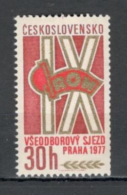Cehoslovacia.1977 Congresul sindicatelor Praga XC.516 foto