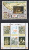 Sao Tome si Principe 1987 - A 500-a aniversare a descoperirii Americii, Colita + Bloc, Cota 16,50 EURO, MNH