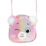 Gentuta pentru fetite , design ursulet, roz, 14x4x14 cm