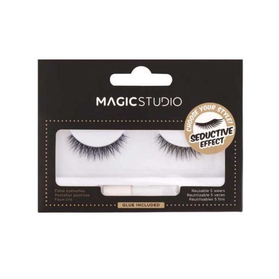 Set 2 gene vegane Seductive Effect Faux Mink Magic Studio 10013, negre