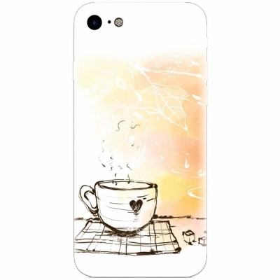 Husa silicon pentru Apple Iphone 7, Coffe Love foto