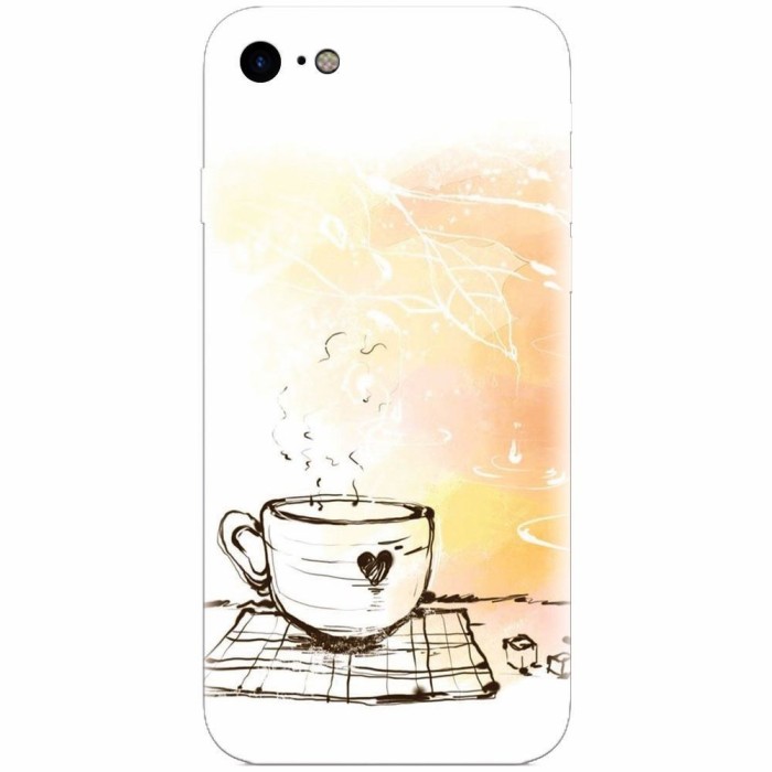 Husa silicon pentru Apple Iphone 7, Coffe Love