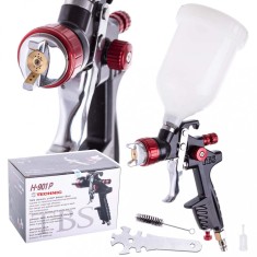 Pistol de vopsit cu duza de 2,0 mm pentru presiune 2-2,3 bar 600 ml LVLP Technic H-901P foto