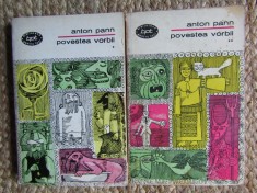 POVESTEA VORBII - Anton Pann (2 volume)