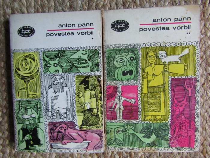 POVESTEA VORBII - Anton Pann (2 volume)