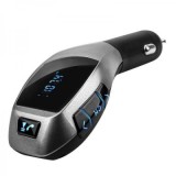 Modulator auto FM X7 cu Functie Bluetooth si Telecomanda Hands-Free, Modulator FM Stereo