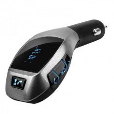 Modulator auto FM X7 cu Functie Bluetooth si Telecomanda Hands-Free