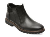 Ghete RIEKER negre, 33151, din piele naturala