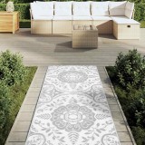VidaXL Covor de exterior, ARAKIL gri deschis, 80x250 cm, PP