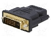 Cablu {{Tip cablu de conectare}}, DVI-D (24+1) mufa, HDMI soclu, {{Lungime cablu}}, {{Culoare izola&amp;#355;ie}}, LOGILINK - AH0001