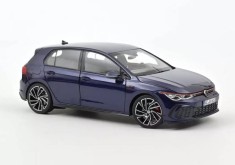 Macheta auto Volkswagen Golf VIII GTI albastru 2020, 1:18 Norev foto