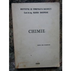 CHIMIE - MARIA GHEORGHE