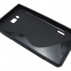 Husa silicon S-case neagra pentru LG Optimus L7 P700