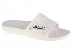 Papuci flip-flop Crocs Classic Slide 206121-100 alb foto