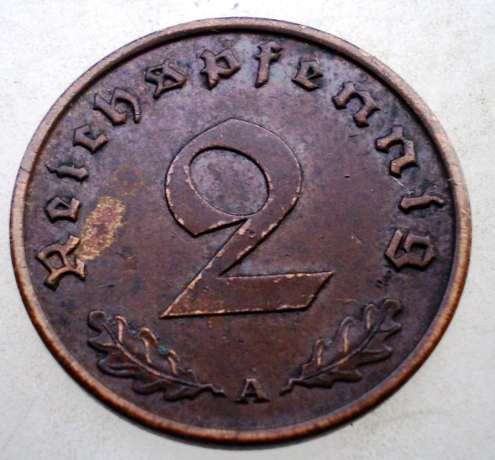 2.947 GERMANIA 2 REICHSPFENNIG 1940 A
