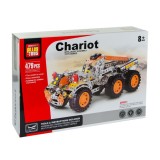 Set constructie metalic, masina utilaj, 479 piese, joc educativ STEM, 8+ ani