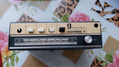 RADIO COSMOS 5 TEHNOTON , 9 TRANZISTOARE , NU FUNCTIONEAZA . foto