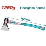 Toporisca TOTAL 1250 g cu maner din fibra de sticla, 700 mm