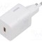Alimentator BASEUS 30W 5-20V DC USB-C alb, &icirc;ncărcare rapidă PD 3.0