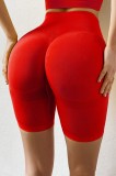 B639-3 Pantaloni sport midi cu talie inalta si efect de Push-Up