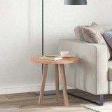 vidaXL Placă de masă Maro deschis &Oslash; 50 x 2.5 cm Lemn de stejar masiv
