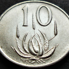 Moneda 10 CENTI - AFRICA de SUD, anul 1978 *cod 5162 = excelenta