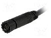 Conector M8, 4 pini, clasa etanseitate IP67, AMPHENOL - LTW8P-04AFFM-SL7A01