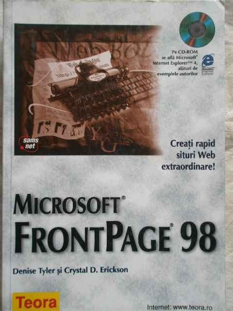 Microsoft Frontpage 98 - D. Tyler C.d. Erickson ,272881
