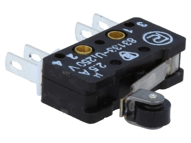 Micro&icirc;ntrerupător SNAP ACTION 2,5A 250VAC 0,3A 220VDC Poz: 2