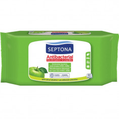 Servetele umede antibacteriene cu Mar Verde, 60 bucati, Septona