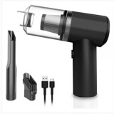 Aspirator de mana wireless FL-8803, Senmase, Incarcare USB-C, 12000 pa,100W, Negru