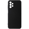 Husa tip capac spate silicon TPU Matte neagra pentru Samsung Galaxy A13