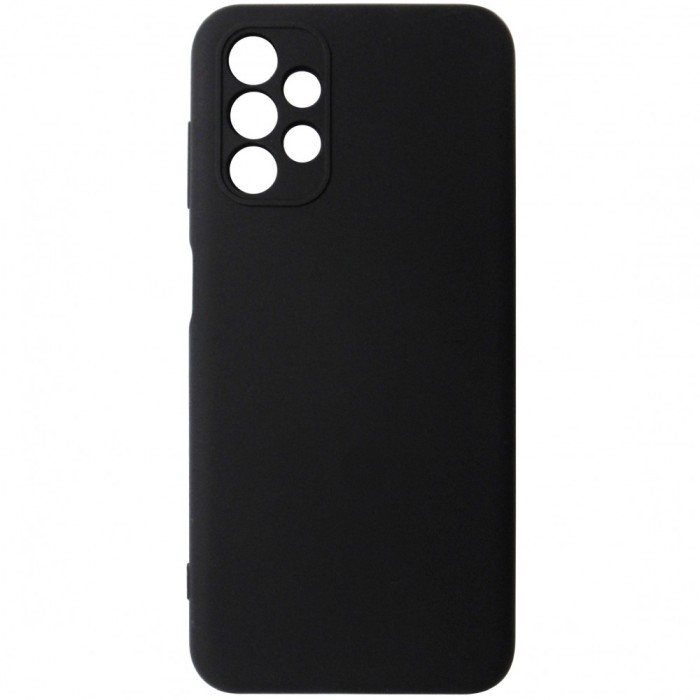 Husa tip capac spate silicon TPU Matte neagra pentru Samsung Galaxy A13
