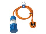 Prelungitor Alimentare AS SCHWABE 3G1,5mm&sup2; 1,5m PVC Portocaliu 13A 660486