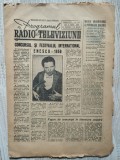 Programul de radio-televiziune - 4 septembrie 1958 - Festivalul George Enescu