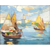 Rudolf N&eacute;gely, Bărci la Veneția (1935)