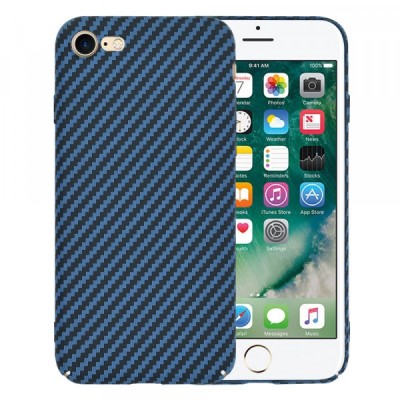 Husa pentru Apple iPhone SE (2022) / SE (2020) / 8 / 7, Techsuit, Carbonite FiberShell, Turcoaz foto