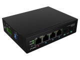 Switch Ethernet LANBERG 12Gbps, 250m, 90W pentru şină DIN
