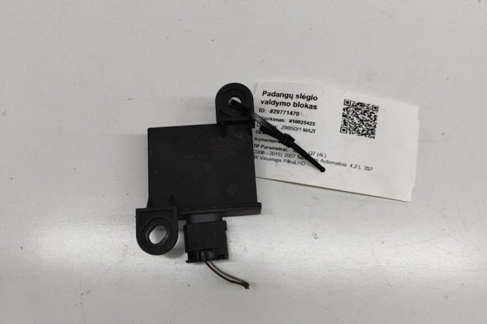 Modul de control presiune anvelope AUDI Q7 4L 2007 OEM: 4F0907283,002BE00001 29771470