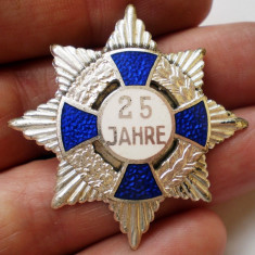 I.299 INSIGNA GERMANIA 25 JAHRE ANI 40mm email