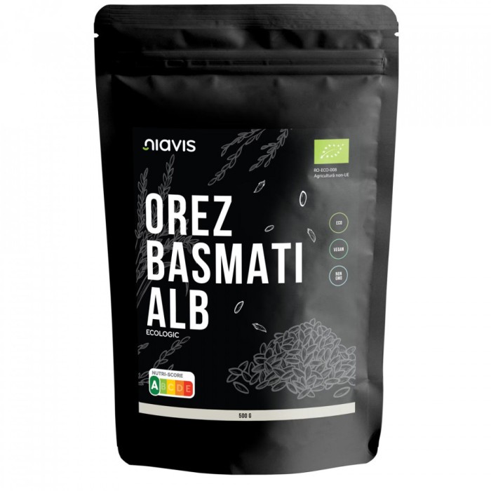 OREZ BASMATI ALB ECOLOGIC/BIO 500G